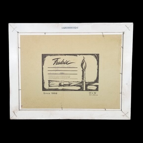 Vintage Painting of Purple and Lavender Flowers in a Frame - Picture 6 of 9